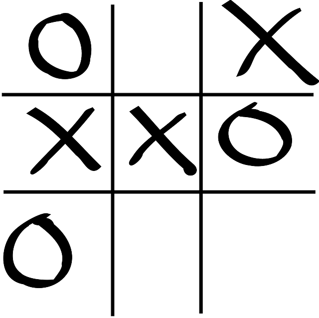 Tic tac toe board